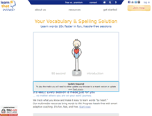 Tablet Screenshot of learnthat.org